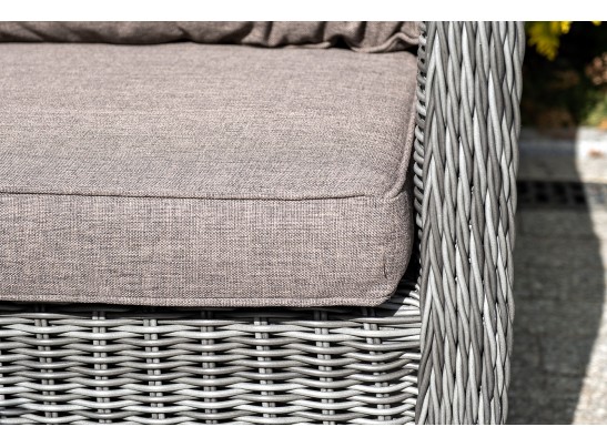 "Гляссе" диван трехместный из искусственного ротанга, цвет графит в Кургане
