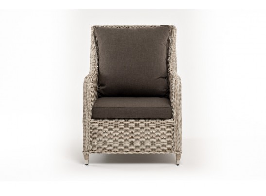 "Гляссе" кресло плетеное из искусственного ротанга, цвет бежевый в Кургане