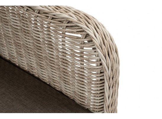 "Гляссе" кресло плетеное из искусственного ротанга, цвет бежевый в Кургане