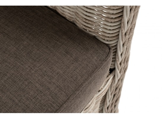 "Гляссе" кресло плетеное из искусственного ротанга, цвет бежевый в Кургане