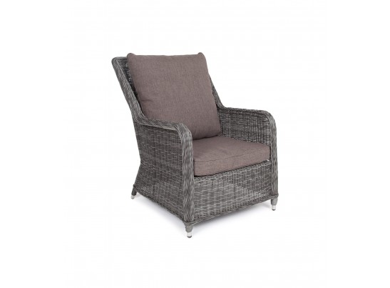 "Гляссе" кресло плетеное из искусственного ротанга, цвет графит в Кургане