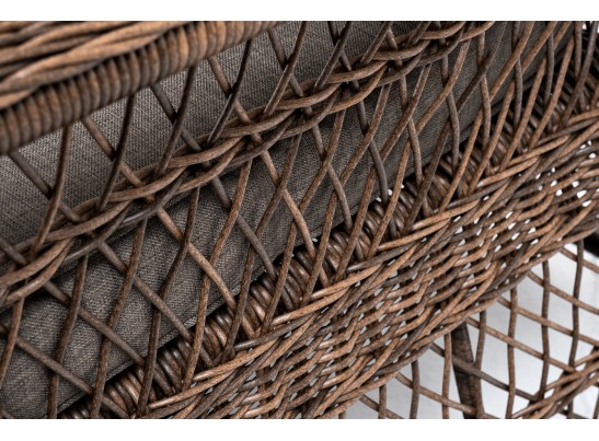 "Гранд Латте" диван трехместный из искусственного ротанга, цвет коричневый в Кургане