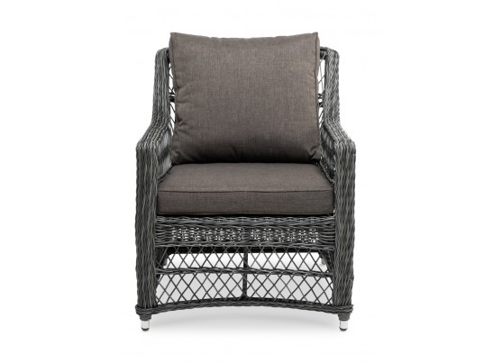 "Гранд Латте" кресло из искусственного ротанга, цвет графит в Кургане
