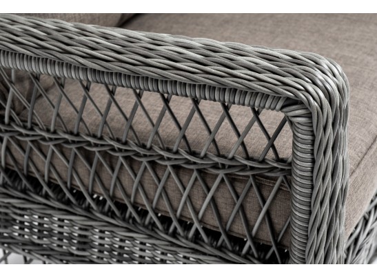 "Гранд Латте" кресло из искусственного ротанга, цвет графит в Кургане