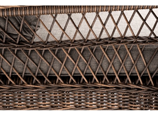 "Гранд Латте" кресло из искусственного ротанга, цвет коричневый в Кургане