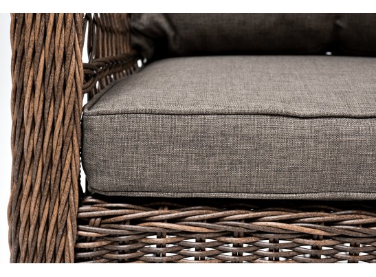 "Гранд Латте" кресло из искусственного ротанга, цвет коричневый в Кургане