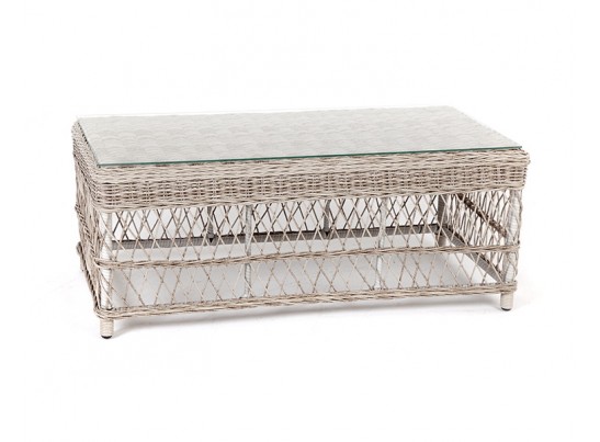 "Гранд Латте" стол журнальный из искусственного ротанга, цвет бежевый в Кургане