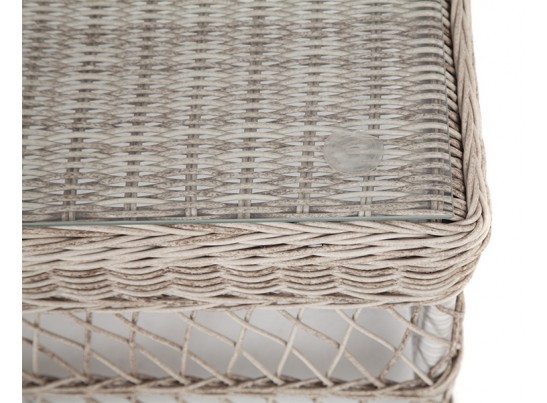 "Гранд Латте" стол журнальный из искусственного ротанга, цвет бежевый в Кургане