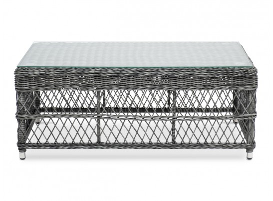 "Гранд Латте" стол журнальный из искусственного ротанга, цвет графит в Кургане