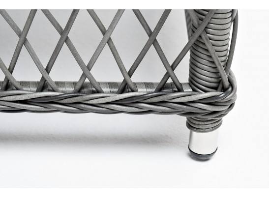 "Гранд Латте" стол журнальный из искусственного ротанга, цвет графит в Кургане