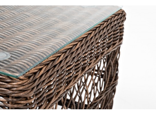 "Гранд Латте" стол журнальный из искусственного ротанга, цвет коричневый в Кургане
