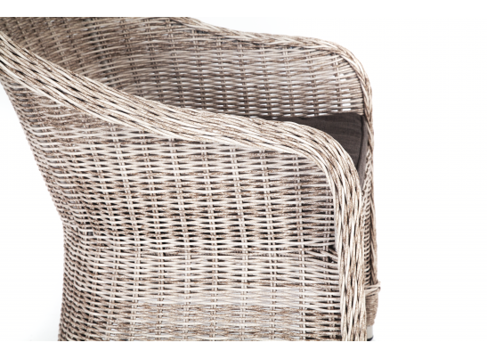 "Равенна" плетеное кресло из искусственного ротанга, цвет бежевый в Кургане