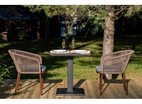 "Каффе" обеденная группа на 2 персоны, цвет "дуб" в Кургане