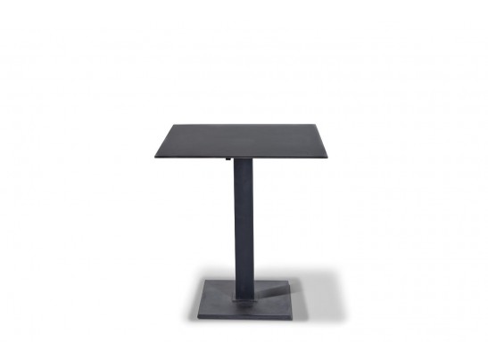 "Каффе" интерьерный стол из HPL квадратный 70х70см, цвет "серый гранит" в Кургане