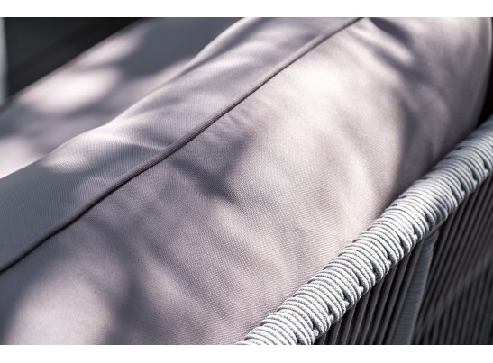 "Канны" модульная угловая лаунж-зона из роупа (веревки), цвет светло-серый в Кургане