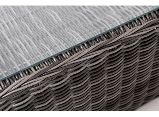 "Капучино Сингл" лаунж-зона из искусственного ротанга, цвет графит в Кургане