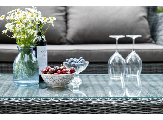 "Капучино Сингл" лаунж-зона из искусственного ротанга, цвет графит в Кургане