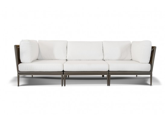 "Касабланка" модуль угловой плетеный из роупа, цвет серо-коричневый в Кургане