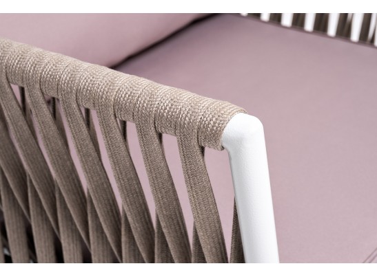 "Касабланка" модульная лаунж-зона из роупа (веревки), каркас из алюминия в Кургане