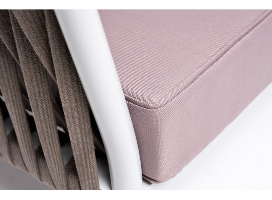 "Касабланка" модульная лаунж-зона из роупа (веревки), каркас из алюминия в Кургане