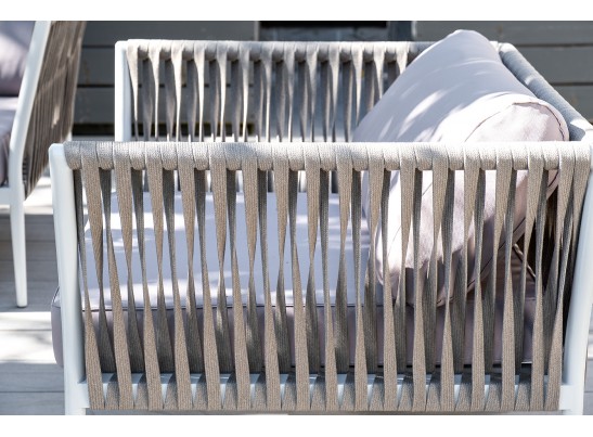 "Касабланка" модульная лаунж-зона из роупа (веревки), каркас из алюминия в Кургане