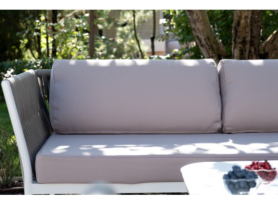 "Касабланка" модульная лаунж-зона из роупа (веревки), каркас из алюминия в Кургане