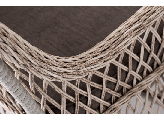 "Катания" обеденная группа плетеная на 6 персон, цвет бежевый в Кургане