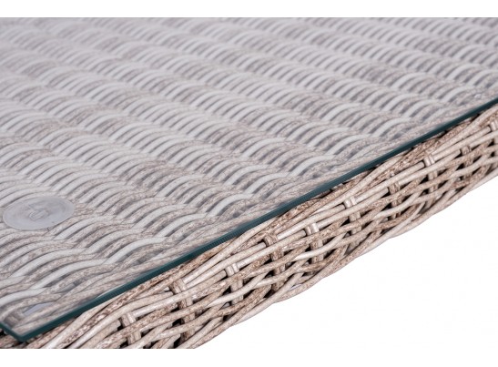 "Катания" обеденная группа плетеная на 6 персон, цвет бежевый в Кургане