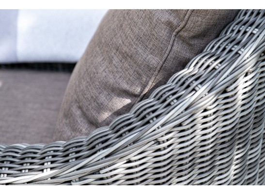 "Кон Панна" диван из искусственного ротанга двухместный, цвет графит в Кургане