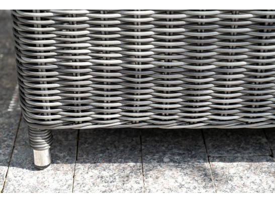 "Кон Панна" диван из искусственного ротанга двухместный, цвет графит в Кургане