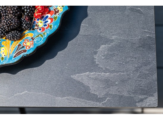 "Конте" интерьерный стол из HPL 70x70см, цвет "серый гранит" в Кургане