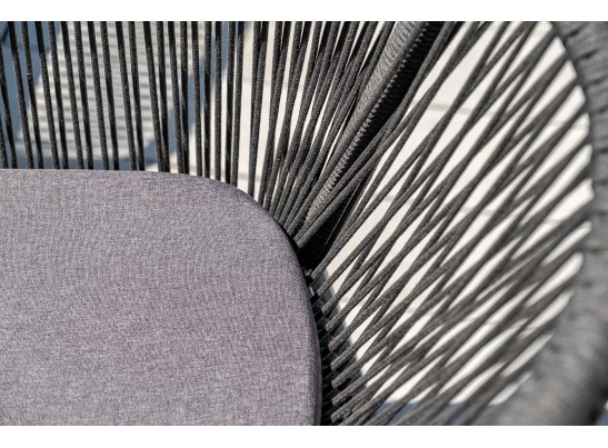 "Форли" обеденная группа на 4 персоны, квадратный стол, цвет "серый гранит" в Кургане