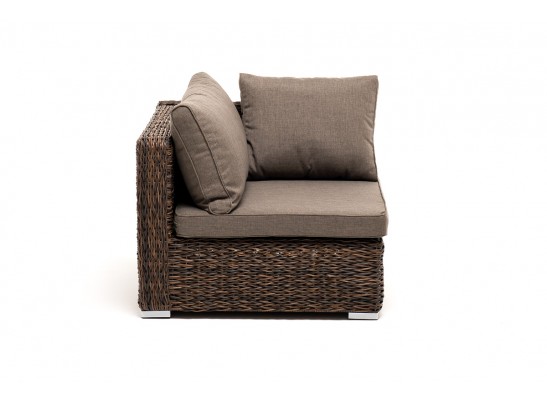 "Лунго" модуль диванный угловой с подушками, цвет коричневый (гиацинт) в Кургане