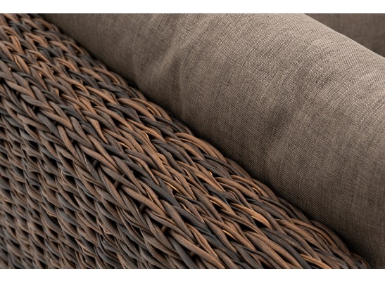 "Лунго" модуль диванный угловой с подушками, цвет коричневый (гиацинт) в Кургане