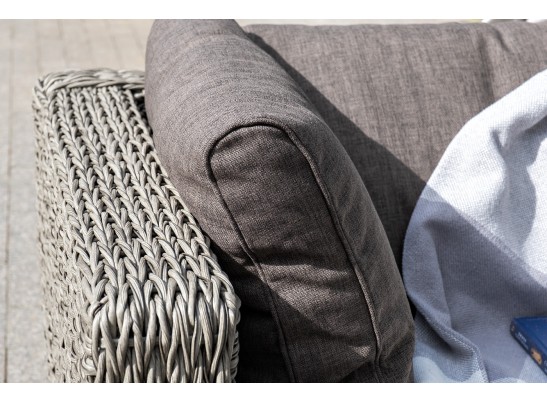 "Лунго" модуль диванный угловой с подушками, цвет серый (гиацинт) в Кургане