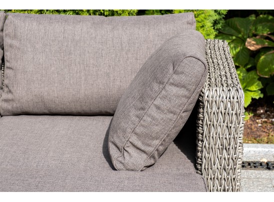 "Лунго" модуль диванный угловой с подушками, цвет серый (гиацинт) в Кургане