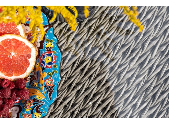 "Лунго" трансформирующаяся лаунж-зона из искусственного ротанга (гиацинт), цвет серый в Кургане