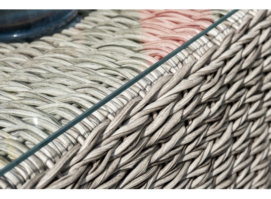 "Лунго" трансформирующийся диван из искусственного ротанга (гиацинт), цвет серый в Кургане