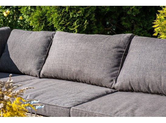 "Лунго" трансформирующийся диван из искусственного ротанга (гиацинт), цвет соломенный в Кургане