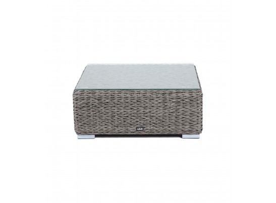"Лунго" журнальный столик плетеный (гиацинт), цвет серый в Кургане