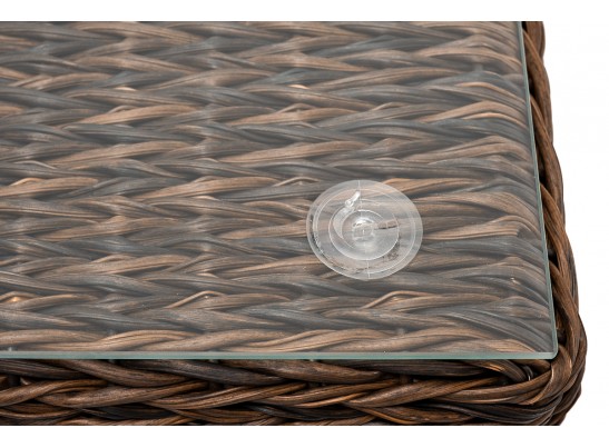 "Лунго" журнальный столик плетеный (гиацинт), цвет коричневый в Кургане