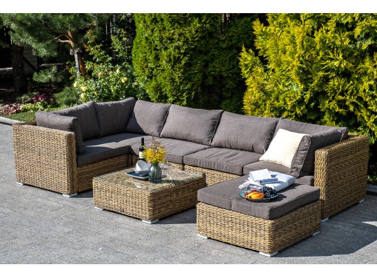 "Лунго" журнальный столик плетеный (гиацинт), цвет соломенный в Кургане