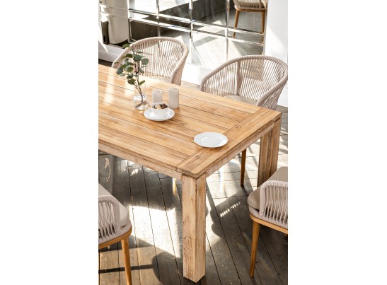 "Мадейра" обеденная группа на 6 персон, стулья "Марсель", роуп бежевый в Кургане