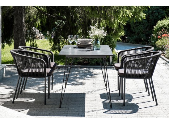 "Милан" обеденная группа на 6 персон, цвет темный в Кургане