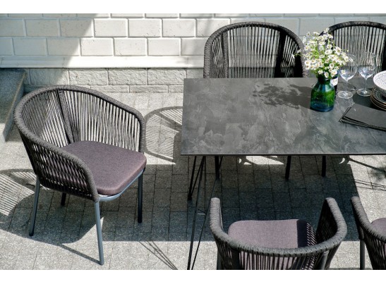 "Милан" обеденная группа на 6 персон, цвет темный в Кургане