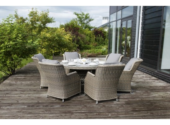 "Неаполь" обеденная группа плетеная из искусственного ротанга в Кургане