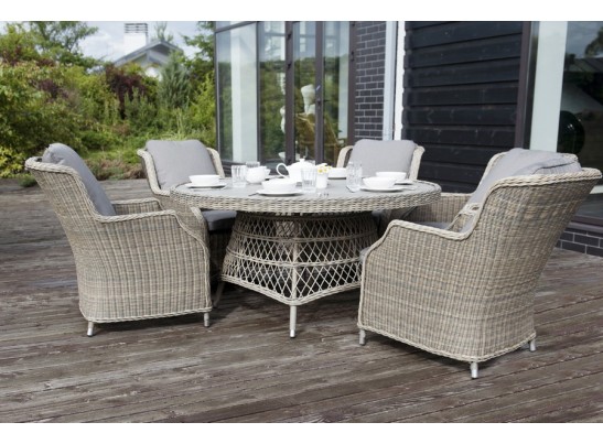 "Неаполь" обеденная группа плетеная из искусственного ротанга в Кургане