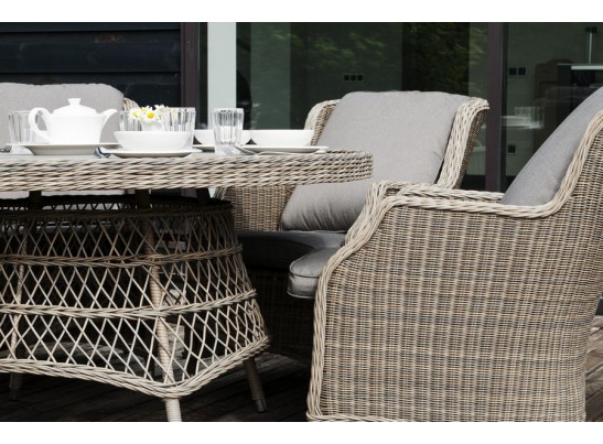 "Неаполь" обеденная группа плетеная из искусственного ротанга в Кургане