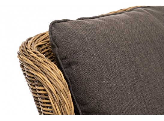 "Неаполь" плетеный стул из искусственного ротанга, цвет соломенный в Кургане