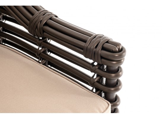"Ницца" кресло из искусственного ротанга, цвет бронзовый в Кургане